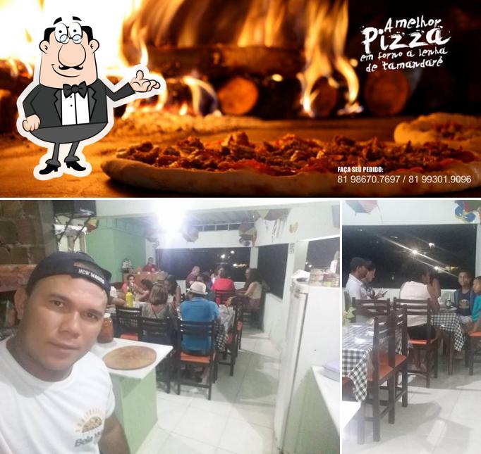 O interior do Pizzaria Bela vista