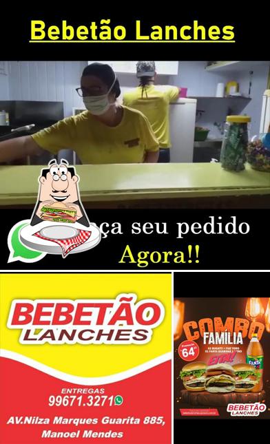 Clube sanduíches em Bebetão Lanches