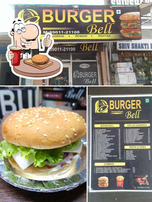 Try out a burger at Burger Bell