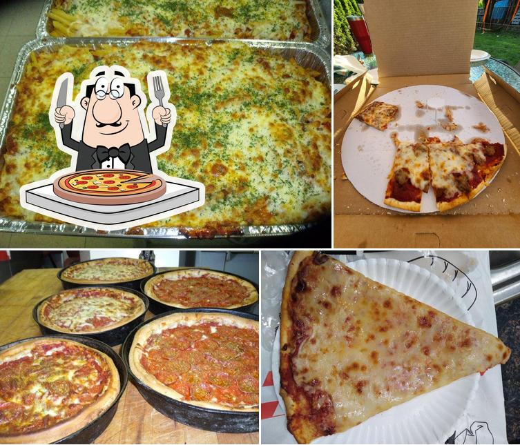 Elige una pizza en Barone's Brookfield-Pizza