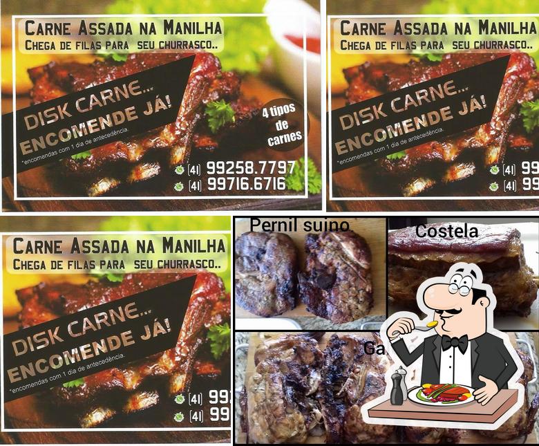 Comida em Assados na manilha