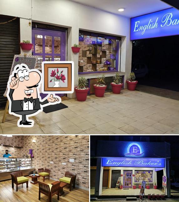 Among different things one can find interior and exterior at English baker's