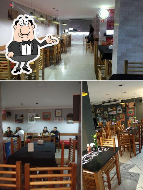 O interior do Garagem Gourmet