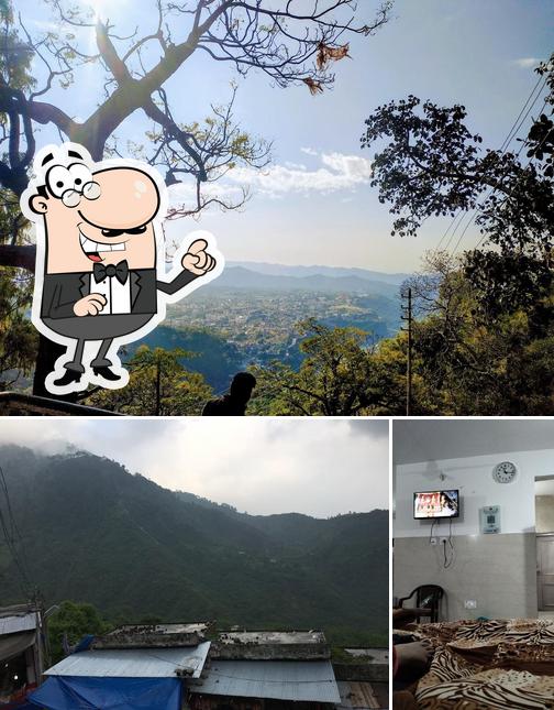 Take a look at the image showing exterior and interior at Indraprastha Bhojnalaya