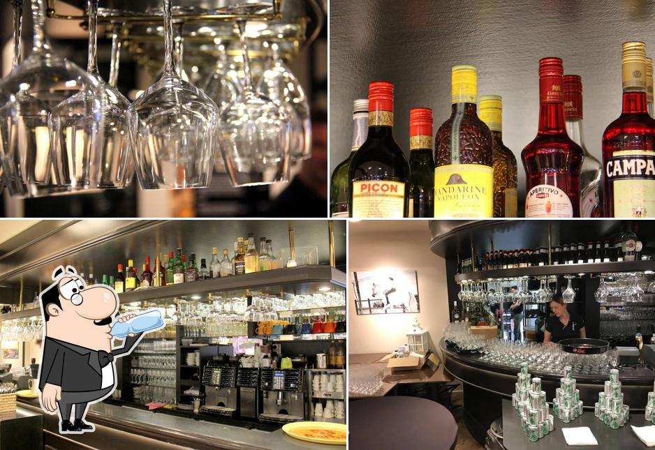 La Brasserie du Douaire se distingue par sa boire et comptoir de bar