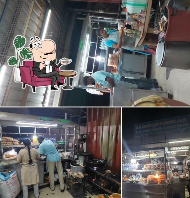 The interior of N. N. Fast food