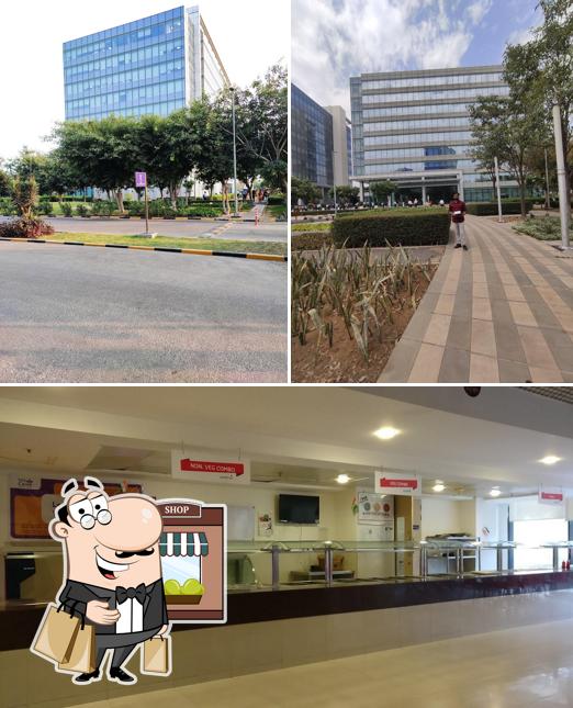 This is the photo showing exterior and interior at North Block Cafeteria TCS GG7