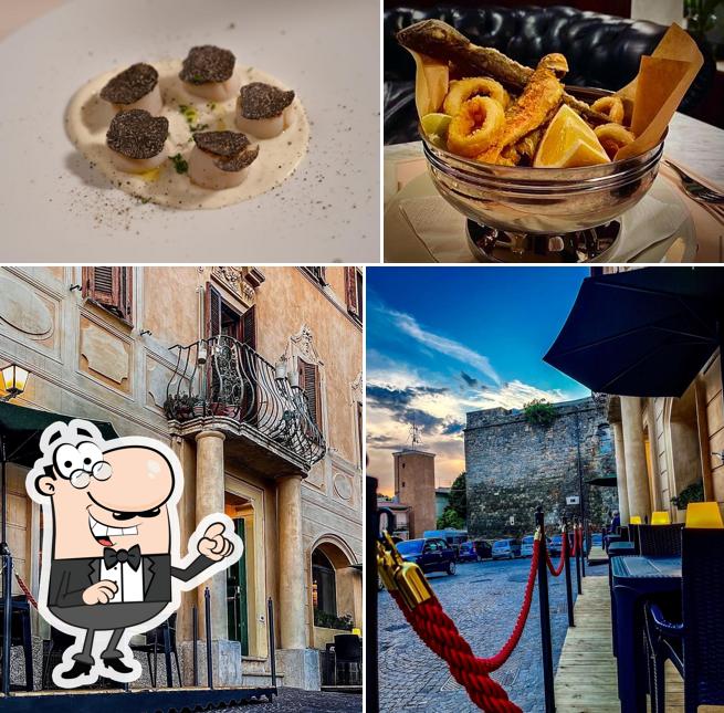 La immagine di esterno e cibo da Ristorante La Bombarda