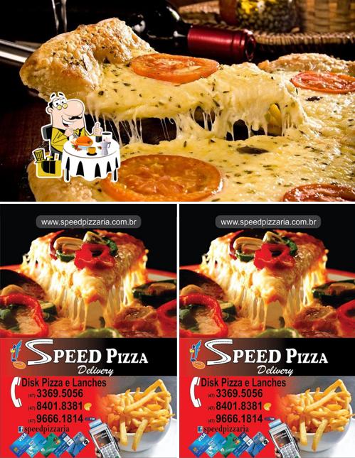 Platos en Speed Pizza