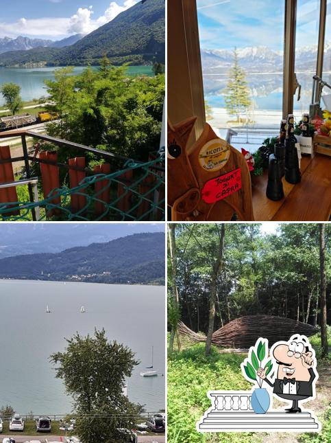 Goditi la vista dagli esterni di la capra