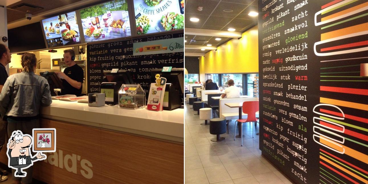 L'intérieur de McDonald's Koksijde