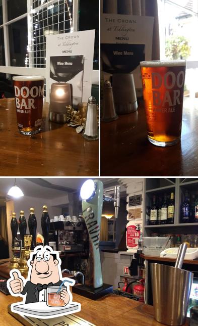 Pub y bar The Crown at Tiddington, StratforduponAvon Carta del