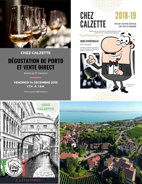 La foto di esterno e bevanda da Chez Calzette - Buvette du FC Hauterive