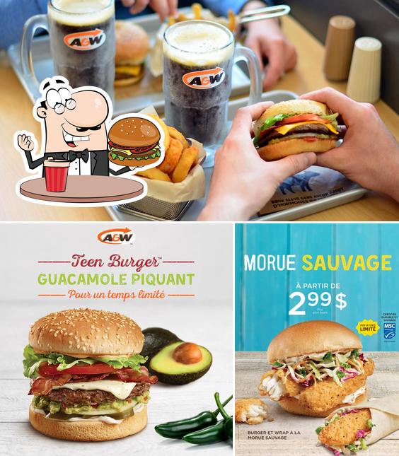 Essayez un hamburger à A&W Canada