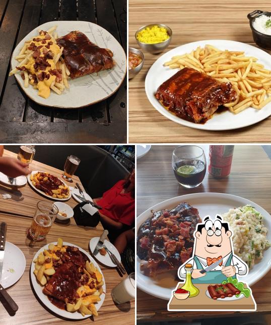 Costelas de porco em By Rock Steakhouse