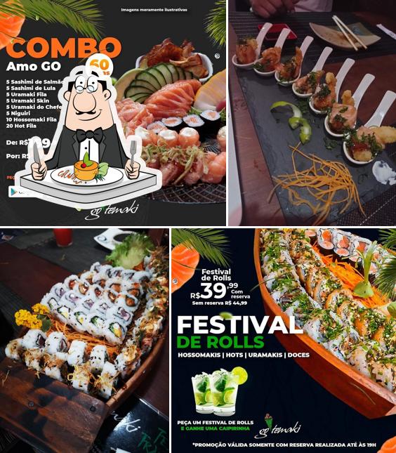Comida em Go Temaki Sushi Carazinho