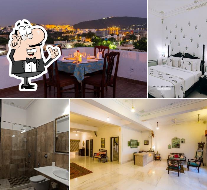 The interior of Hotel Amar Kothi Udaipur Boutique Hotel Udaipur