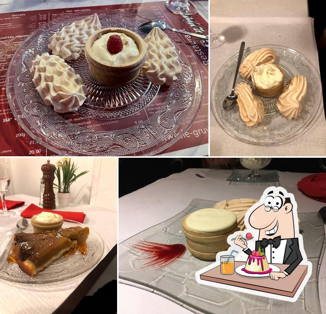 Le Gruyérien propone un'ampia gamma di dolci