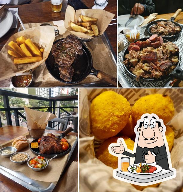 Comida em Panza Meat Barn