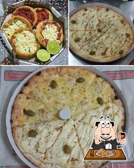 Escolha diferentes estilos de pizza