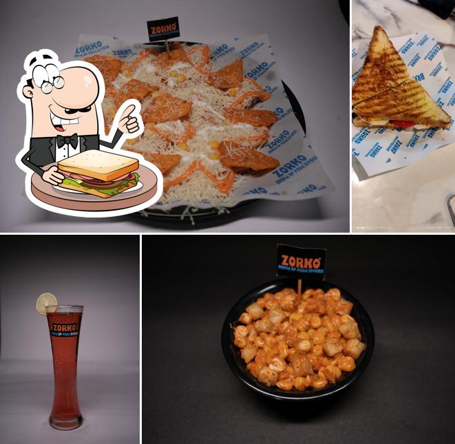 Grilled cheese sandwich at ZORKO CAFE