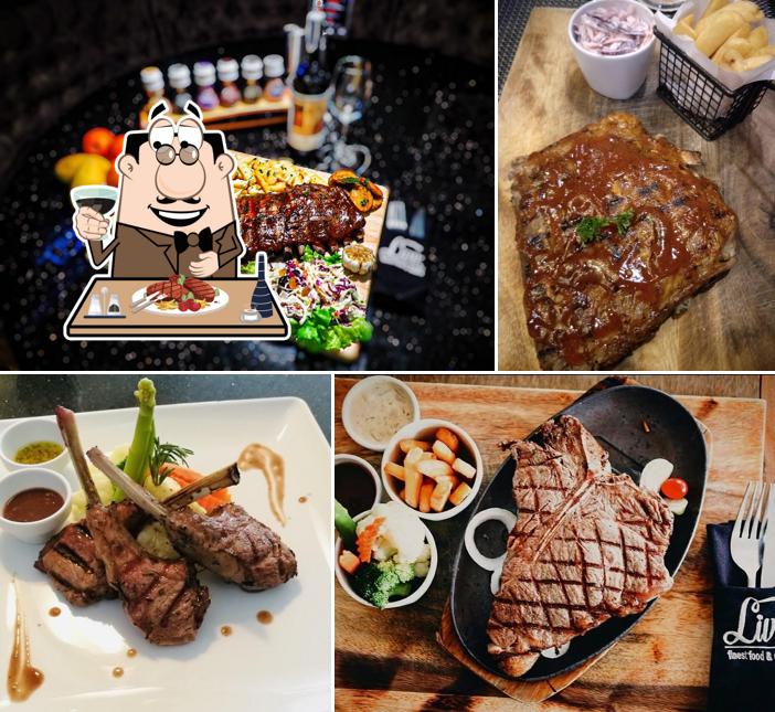 Livv Pattaya Finest Food & Drinks serves meat meals