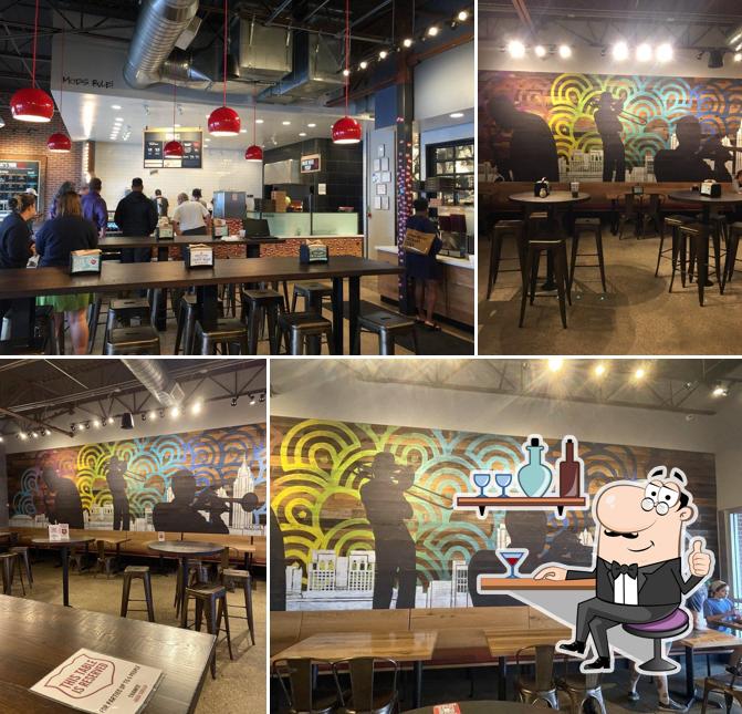 The interior of MOD Pizza