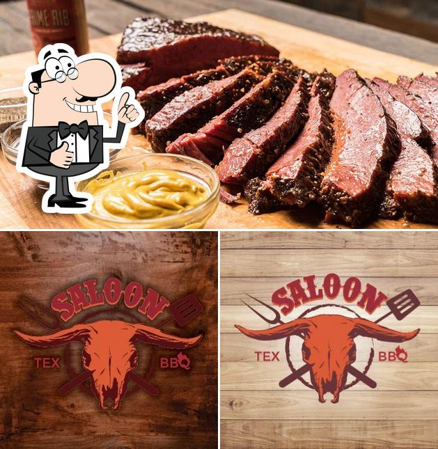 Look at the picture of Saloon BBQ