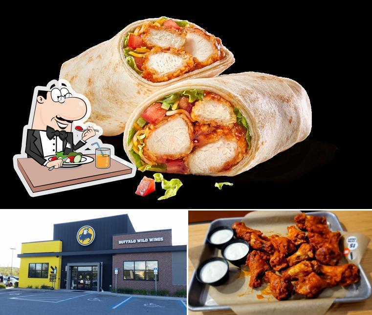 This is the photo displaying food and exterior at Buffalo Wild Wings