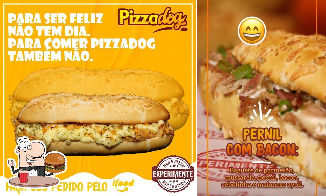 Os hambúrgueres do Pizzadog Jaragua irão satisfazer diferentes gostos