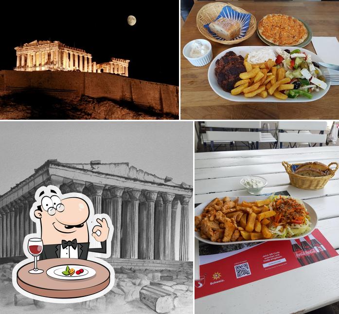 Tra le diverse cose da Akropolis Imbiss si possono trovare la cibo e esterno