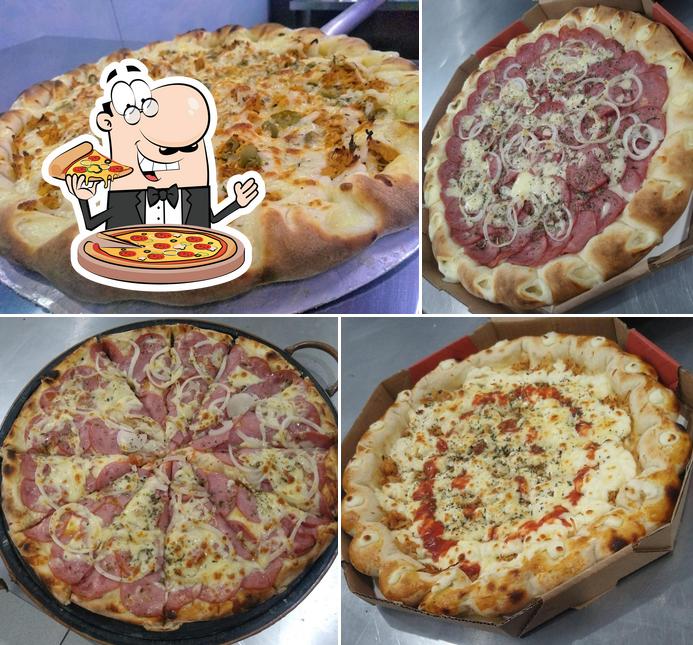 Peça pizza no Padaria Tiradentes Contagem