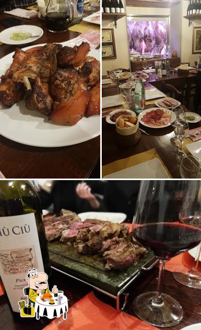 Tra le varie cose da Vineria Artifoni S.R.L. si possono trovare la cibo e vino