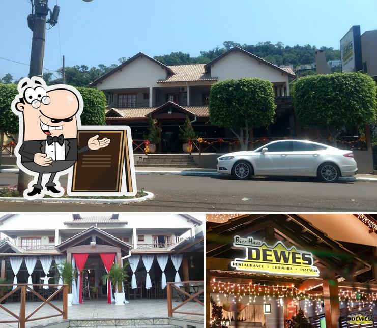 O exterior do Dewes Bier Haus