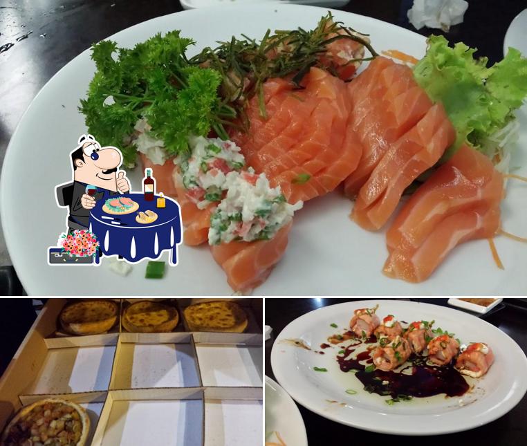 Sashimi en Katsumi Culinária Japonesa