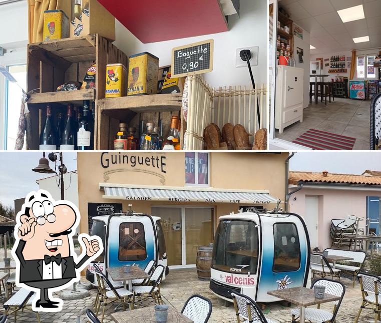 L'intérieur de La p'tite guinguette