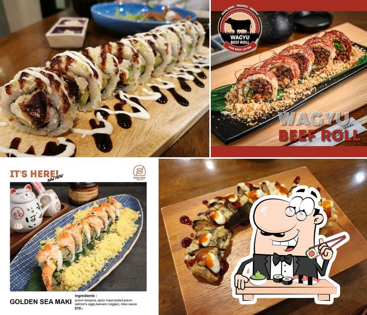 Masu Maki & Sushi Bar pone a tu disposición rollitos de sushi