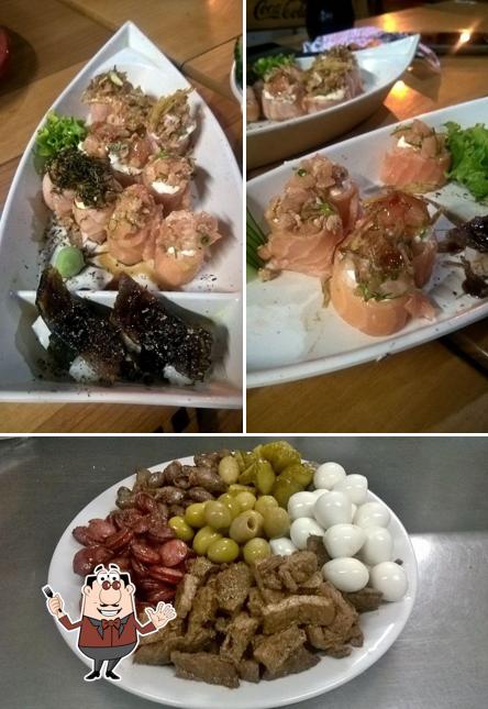 Comida em Okashira Sushi Panda