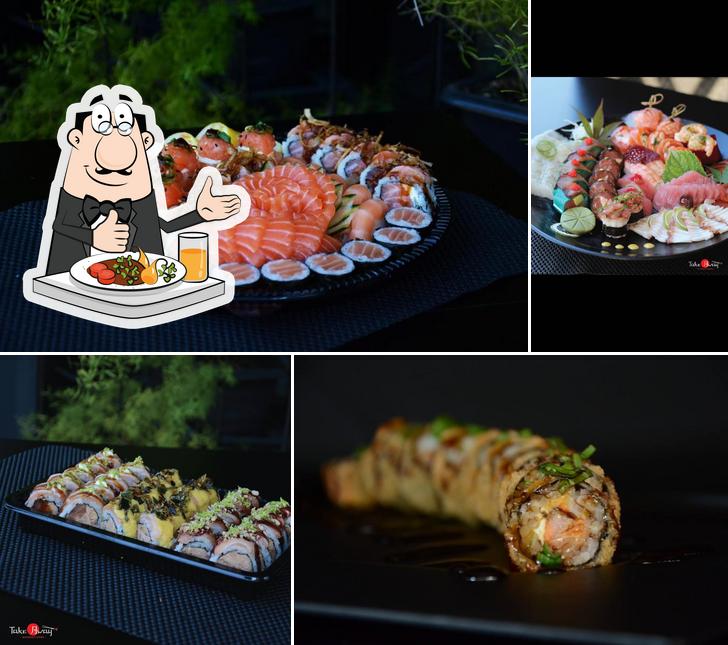 Take away sushi