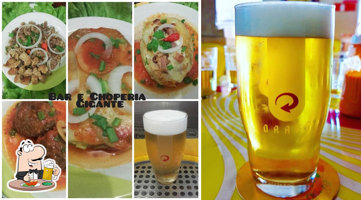 Bar e Choperia Gigante offerece uma variedade de cervejas