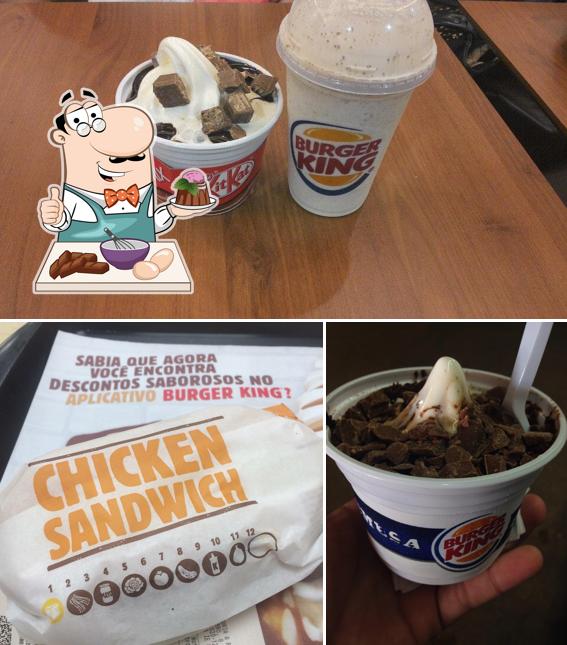 Burger King provê uma gama de pratos doces
