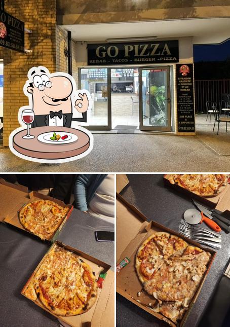 Nourriture à Go Pizza