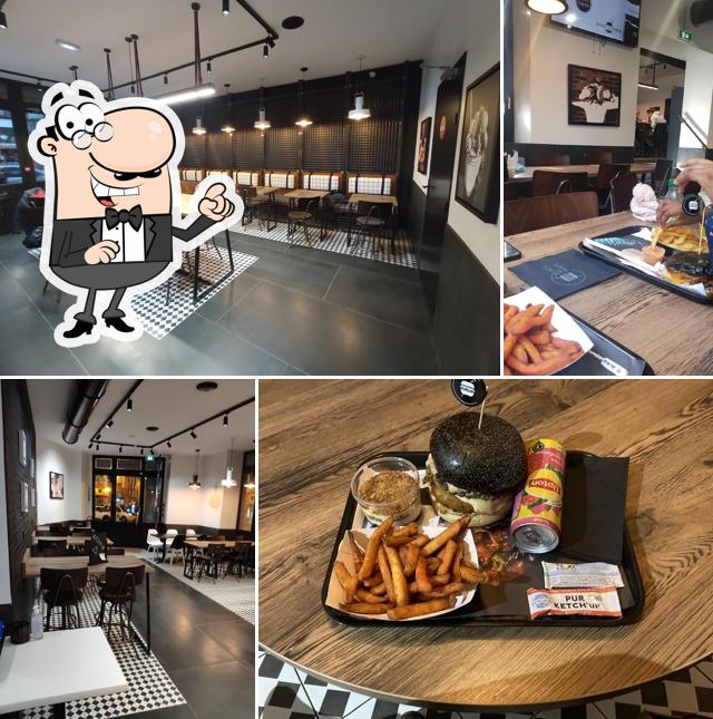 L'intérieur de Black & White Burger Limoges