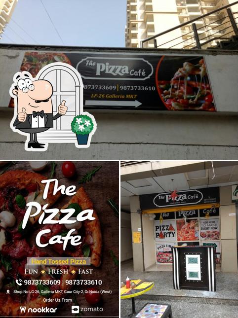 The exterior of The Pizza Cafe