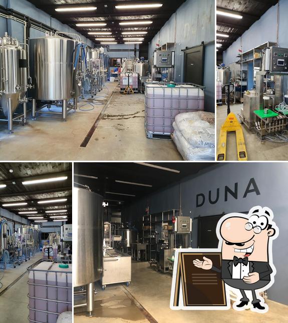 La parte exterior de DUNA Brewery, shop & taproom