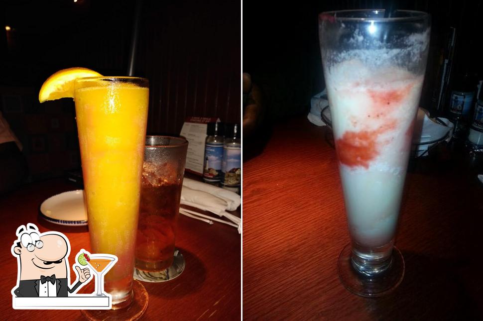 The photo of Red Lobster’s drink and food