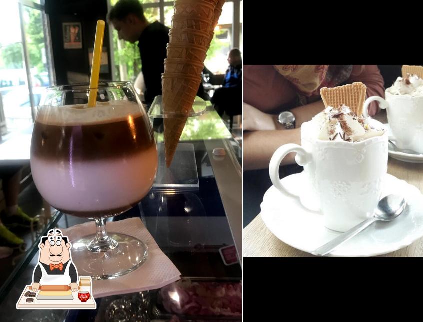Kafe bar "VUK" propose une éventail de plats sucrés