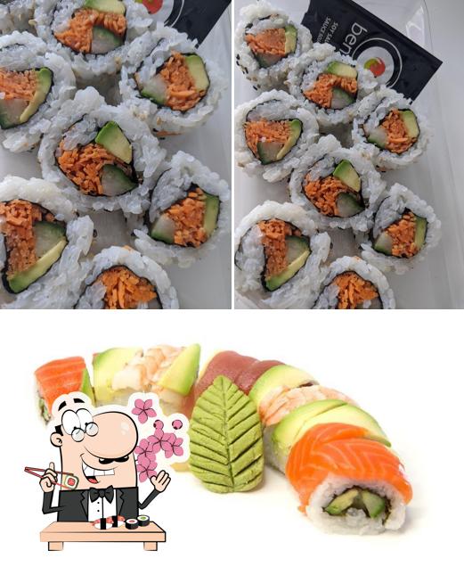 Les sushi sont offerts par Bento Sushi