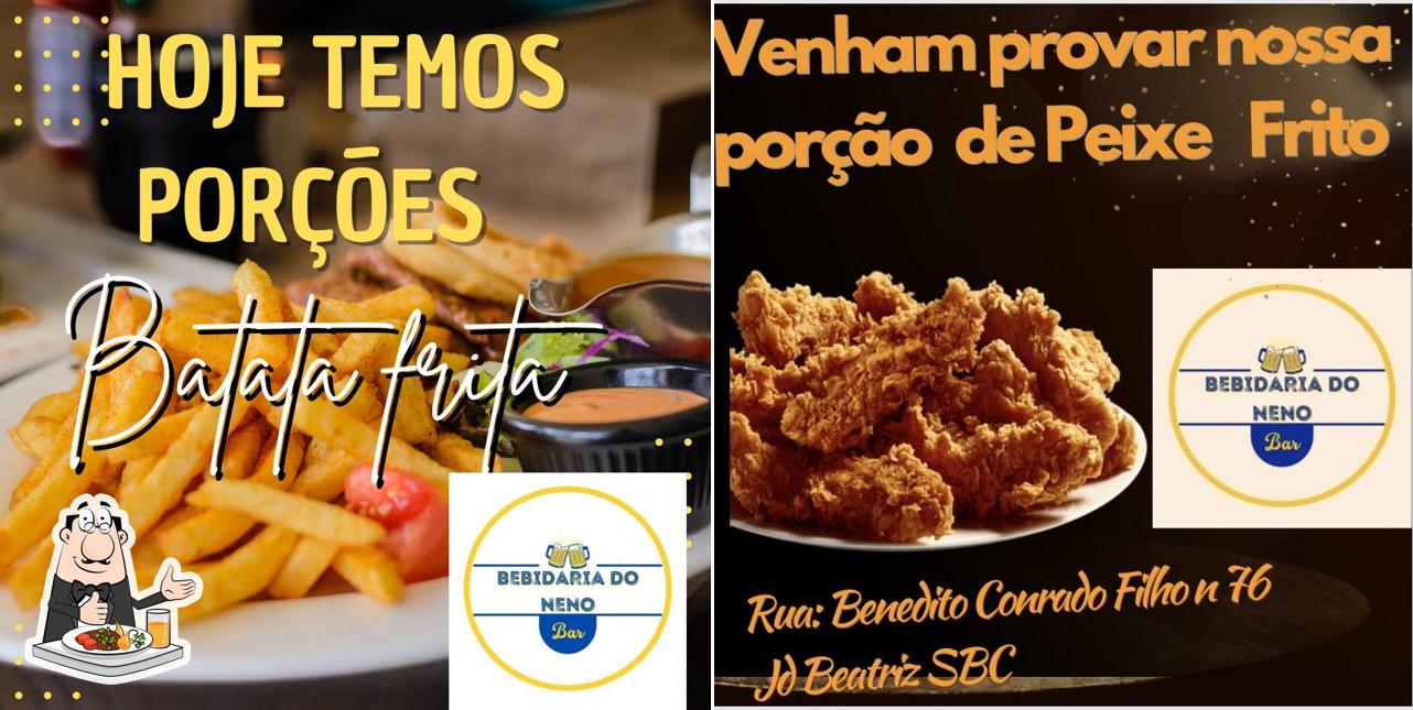 Platos en Bebidaria do Neno