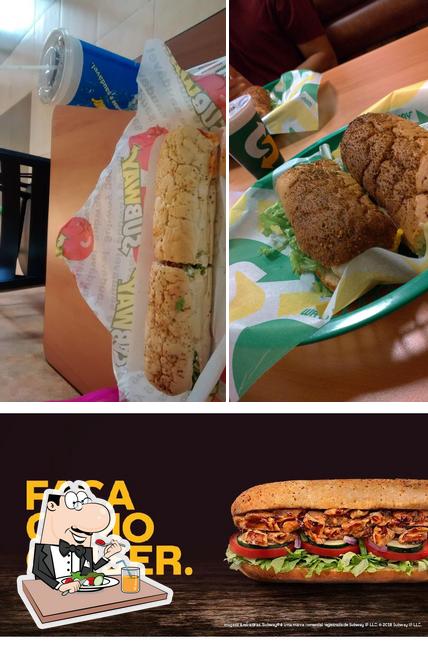 Comida em Subway